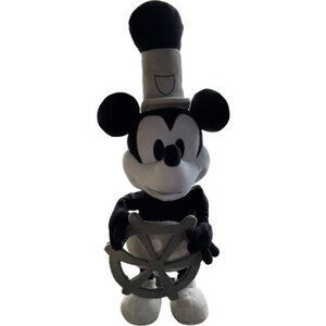 Disney Mickey Mouse Steamboat Willie 18" Electronic Moving Plush Toy